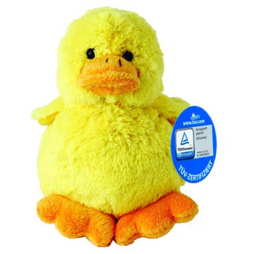 MBW pluche kuiken - geel - knuffel - 11 cm - Pasen, Verzenden, Nieuw