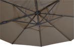 Zweefparasol VirgoFlex Taupe Ø350cm inclusief zware, Tuin en Terras, Parasols, Ophalen of Verzenden, Nieuw