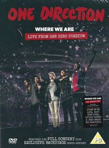 One Direction - Where We Are (Live From San Siro Stadium), Ophalen of Verzenden, Gebruikt