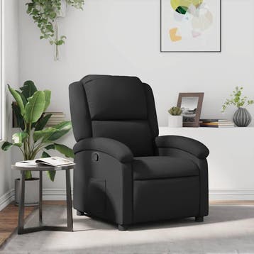 Relaxfauteuil echt leer - Laatste Stuk! - 35% Korting, 125 tot 150 cm, Ophalen of Verzenden, Zo goed als nieuw, Modern
