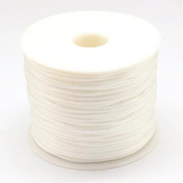 2 meter Satijnkoord – macramé koord – ca. 1,5 mm – Wh, Ophalen of Verzenden, Nieuw, Kraal