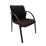Vergaderstoel, set van 2 stoelen, 50x50 cm zitting, leuning, Ophalen of Verzenden, Gebruikt, Overige typen