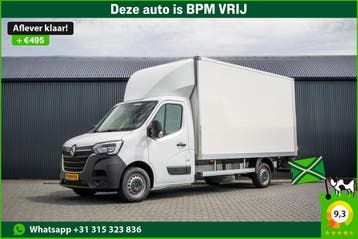 Renault Master **2.3dCi | Bakwagen met Laadklep | LED | Carp, Stof, Gebruikt, Renault, Wit