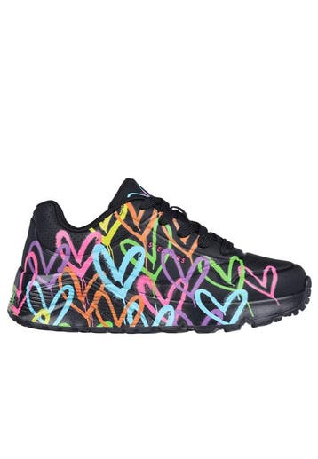 Skechers Uno Lite Spread The Love 314064L/BKMT Zwart-27, Verzenden, Nieuw, Zwart