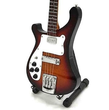 Miniatuur replica Rickenbacker basgitaar  McCartney Beatles, Ophalen of Verzenden, Nieuw, Pop, Beeldje of Miniatuur