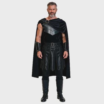 Odysseus Ridder Kostuum Zwart - Volwassen Cosplay & Hallowee, Verzenden, Nieuw