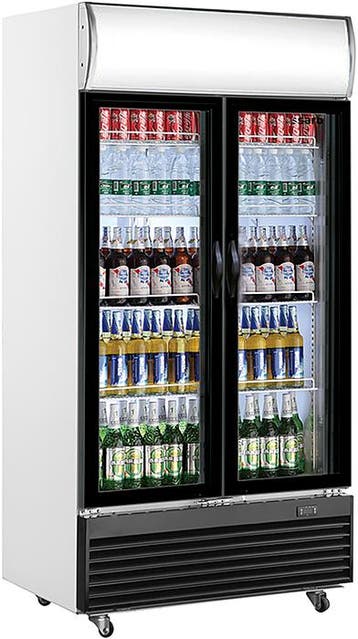 SARO Flessenkoeler met dubbele glasdeur - GTK 800, Verzenden, Nieuw in verpakking, Koelen en Vriezen