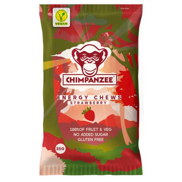 Strawberry Energy Chews - Chimpanzee, Diversen, Levensmiddelen