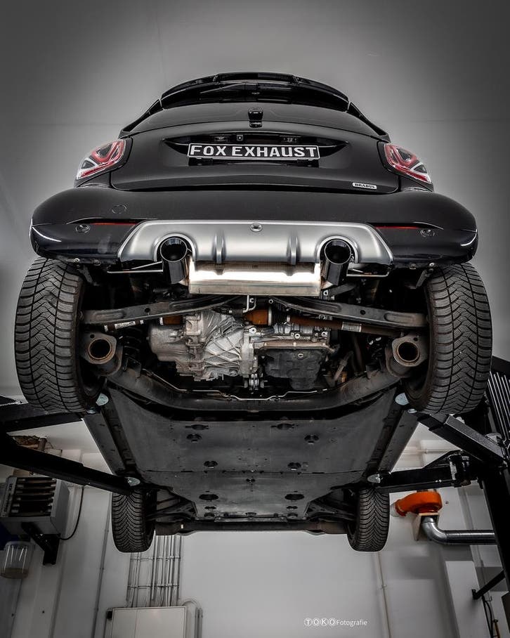 FOX Smart Fortwo 453 met Brabus achterschort einddemper dwar, Auto-onderdelen, Uitlaatsystemen, Nieuw, Verzenden