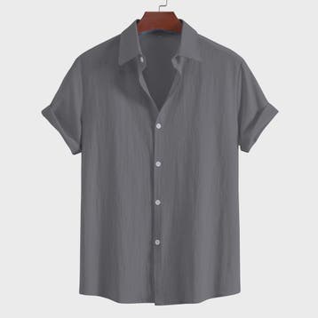 Comfortabel Heren Overhemd met Korte Mouw en Kraag - Zomerse, Kleding | Heren, Verzenden, Nieuw