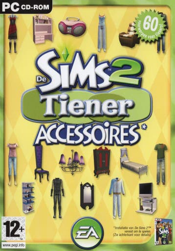 De Sims 2 Tiener Accessoires - PC - CIB, Spelcomputers en Games, Games | Pc, Ophalen of Verzenden, Zo goed als nieuw
