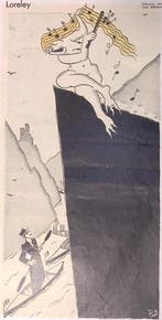 Duitsland zingt vals op spotprent (lijst optie, Lithos), Verzenden