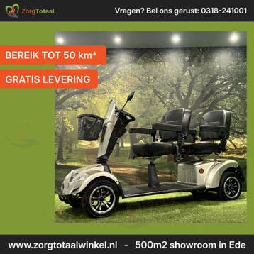 Scootmobiel - Vermeiren Carpo Limo - NIEUWSTAAT | Incl gar.., Ophalen of Verzenden, Zo goed als nieuw, Vermeiren