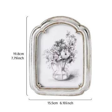 Gebogen Fotolijst Ornament – Decoratief Bureau Foto Frame, Verzenden, Nieuw
