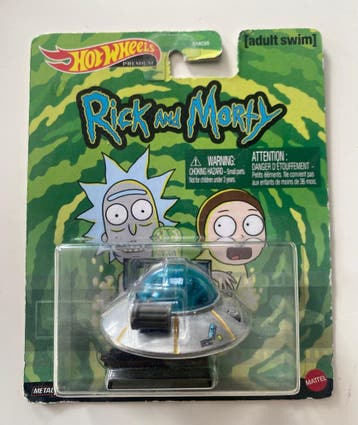 HOT WHEELS RICK AND MORTY RICKS SHIP (TOYS), Verzamelen, Film en Tv, Verzenden, Gebruikt