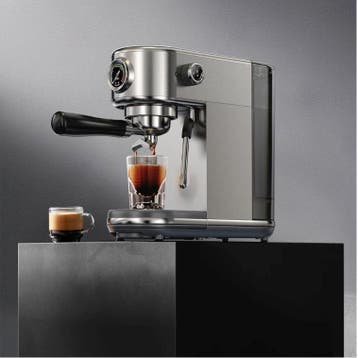 Espressomachine 20 Bar Halfautomatisch Compact Design, Verzenden, Nieuw