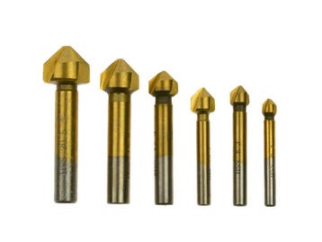 Conische Verzinkboorset - 6,3 Tot 20,5 Mm - Afbraamboren - 6, Ophalen of Verzenden, Nieuw