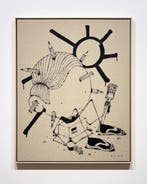 AFAT (1993) - Crayon de soleil, œuvre originale sur toile