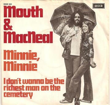 vinyl single 7 inch - Mouth &amp; MacNeal - Minnie, Minnie, Verzenden, Zo goed als nieuw, 7 inch, Nederlandstalig