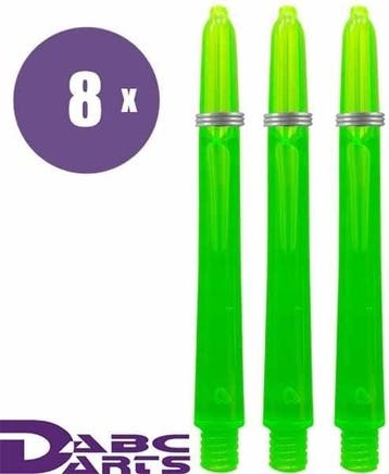 ABC Darts – Edgeglow Groen - 8 sets (Dart Shafts), Ophalen of Verzenden, Nieuw, Shafts