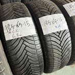 2 x Michelin CrossClimate 185-65-15 4 Seizoenbanden 6,5mm, Gebruikt, 15 inch, All Season, Band(en)