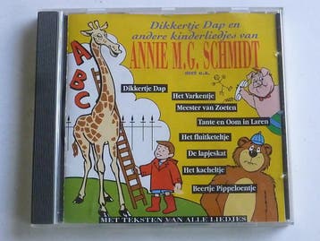Annie M.G. Schmidt - Dikkertje Dap en andere kinderliedjes, Cd's en Dvd's, Ophalen of Verzenden, Zo goed als nieuw