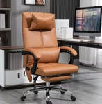 Bureaustoel Massagefunctie – Kunstleer, Verwarming; Steun, Huis en Inrichting, Stoelen, Verzenden, Nieuw, Stof, Eén