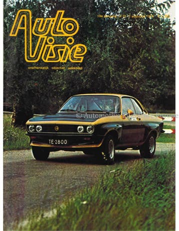 1974 AUTOVISIE MAGAZINE 31 NEDERLANDS, Nieuw, Author