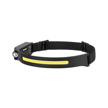Oplaadbare LED hoofdlamp - 5W COB + 3W LED - USB-C, Ophalen of Verzenden, Nieuw