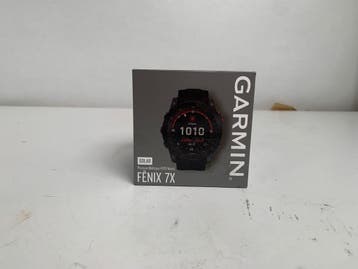 Garmin Fenix 7X 51 mm carbon grey DLC titanium met carbon, Verzenden, Nieuw, Garmin