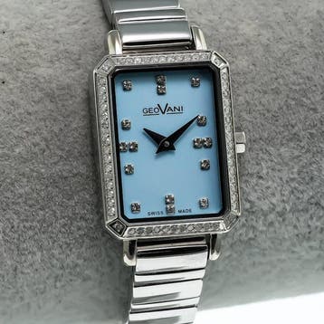 GEOVANI - Swiss Made Diamond Watch - GOL598-SS-D-9A - Zonder, Nieuw