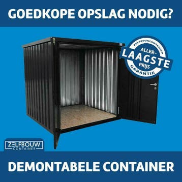 de ideale antraciete metalen tuinopslag | te koop | op=op, Ophalen, Nieuw, Overige typen