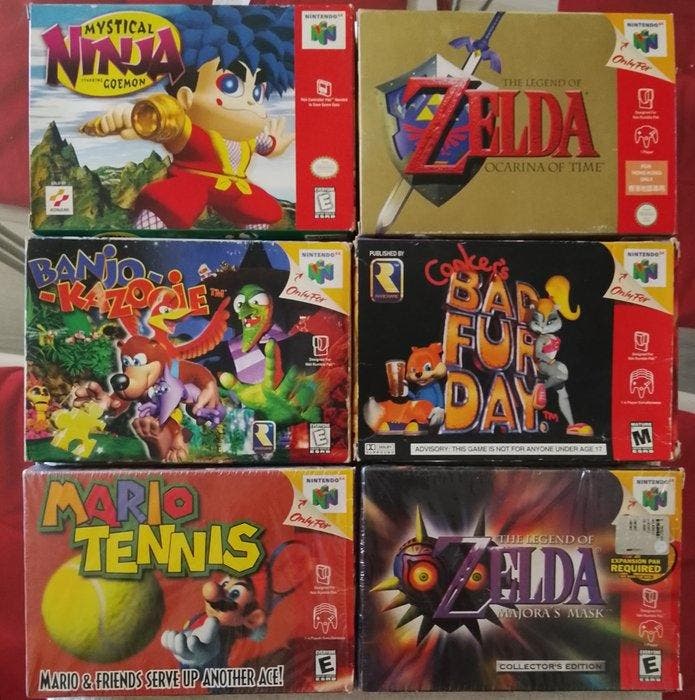 Nintendo - N64 - Lotto 9 giochi Nintendo 64 - Videogame - In, Spelcomputers en Games, Spelcomputers | Overige Accessoires