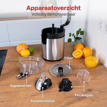2dekans | AoraKitchen Citruspers - Sinaasappelpers, Ophalen of Verzenden, Zo goed als nieuw