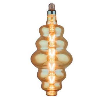 LED Lamp - Design - Origa XL - E27 Fitting - Amber - 8W -, Ophalen of Verzenden, Nieuw, E27 (groot), Led-lamp