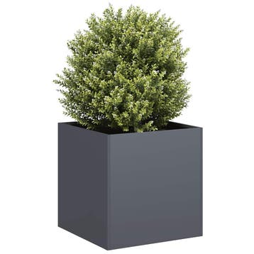 vidaXL Plantenbak 40x40x40 cm koudgewalst staal, Tuin en Terras, Verzenden, Minder dan 60 cm, Nieuw, Metaal