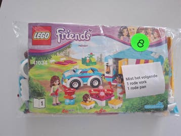 LEGO Summer Caravan 41034, Zo goed als nieuw, Complete set, Lego, Friends