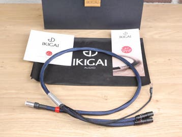 IKIGAI Sugure full silver high end audio Phono interconnect, Ophalen of Verzenden, Gebruikt, Overige kabels