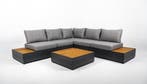 Hoek Loungeset Formentera Aluminium Teak Smoked Grey Datho, Verzenden, Nieuw