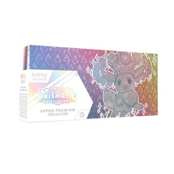 Pokémon TCG - Prismatic Evolutions Super Premium Box, Hobby en Vrije tijd, Verzamelkaartspellen | Pokémon, Verzenden, Zo goed als nieuw