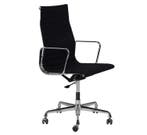 Vitra EA 119 Eames Bureaustoel | Zwart & Chroom, Ophalen of Verzenden, Gebruikt