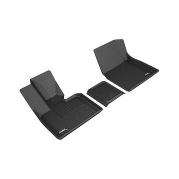 3D MAXpider 2014-2019 BMW I3 Kagu 1st Row Floormat - Black, Ophalen of Verzenden, Nieuw