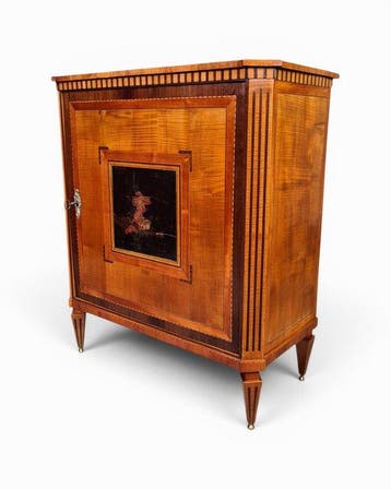 Kast - Sycamore, Amaranth, Satijnhout - Mooi klein formaat