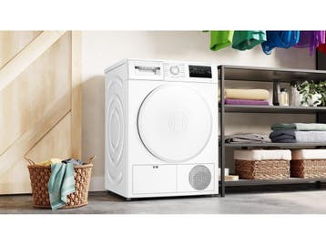Bosch WTH83080 - Warmtepompdroger - 8 kg - AutoDry - Wit, Witgoed en Apparatuur, Wasdrogers, Verzenden, Zo goed als nieuw