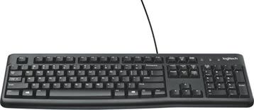 Logitech K120 Toetsenbord | Full - Membraan (QWERTY NL), Computers en Software, Toetsenborden, Ophalen of Verzenden, Nieuw, Logitech