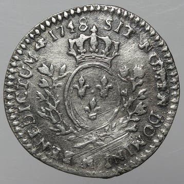 Frankrijk. Louis XV (1715-1774). 6 Sols 1748-N Montpellier