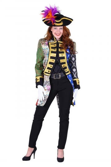 Admiraalsjas Patchwork Luxe Dames Mix Kleuren, Verzenden, Nieuw, Carnaval, Kleding