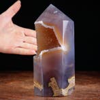 Speciaal Agata Geode Prachtige agaten obelisk - Glanzende