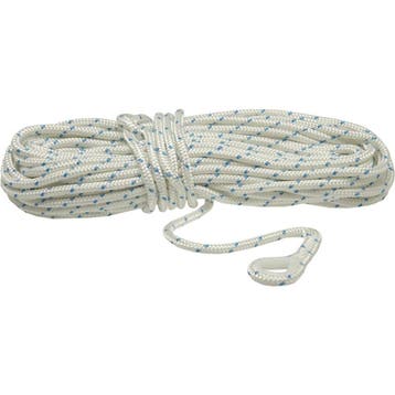 10mm Ankerlijn met Nylon Kous 30m Wit, Ophalen of Verzenden, Nieuw