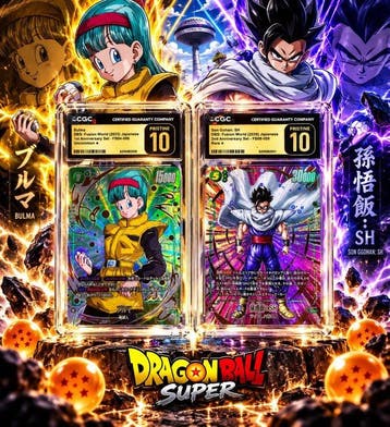 Bandai - 2 Graded card - Dragon Ball, Dragon Ball Z - Son, Nieuw